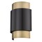 Z-Lite Harlech Wall Sconce, 2-Light, 8.5 In.W x 4 In.L x 12.75 In.H, Bronze + Rubbed Brass/Bronze 739S-BRZ-RB - alternate 5